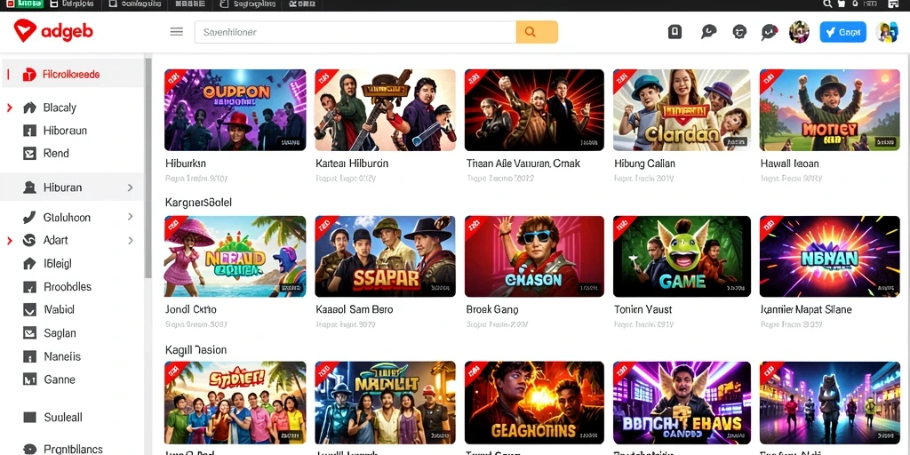 Screenshot menunjukkan tampilan antarmuka permainan yang menarik.