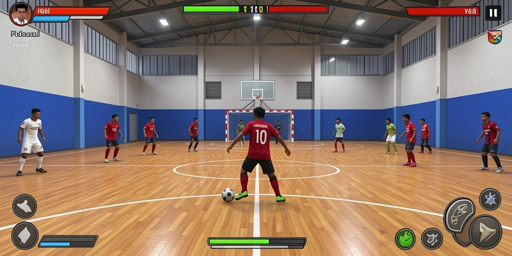 Gambaran aksi seru dalam game AWANLUCK.