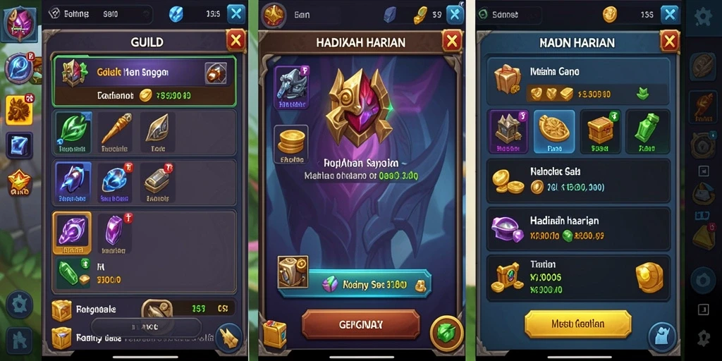 Tampilan antarmuka yang menarik dan mudah dinavigasi.